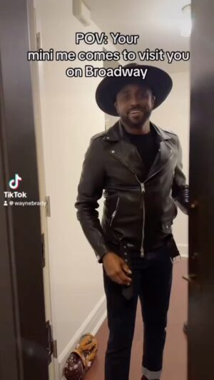 Wayne Brady Instagram - Being on Broadway is always the dream and I'm always grateful for it. One of the sacrifices is family time. Being away from home can be lonely but then @theofficialmailebrady comes to town to visit me, and all is right in the world. I love you little Buddy!