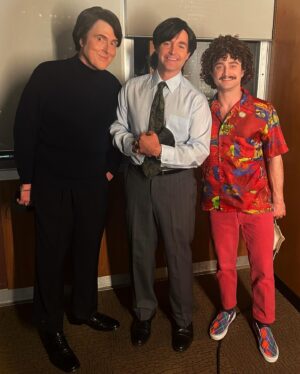 'Weird Al' Yankovic Instagram - Going through some old photos and found this one of me hanging out with Will Forte and Daniel Radcliffe for some odd reason.