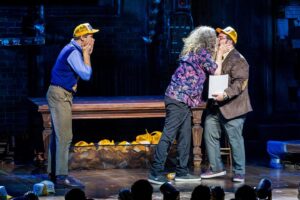 'Weird Al' Yankovic Instagram - Hey, I made my Broadway debut last night!!! Huge thanks to the insanely funny @joshgad and @andrewrannells, who were kind enough to let me eat dreams with them on stage at @gutenbergbway. 📸: @triciambaron