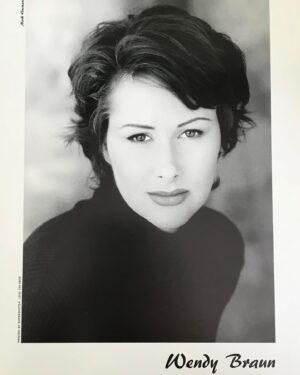 Wendy Braun Instagram - Why so serious? Ah the early days…in black and white then color.  Got a fave?. And yes, I called the ‘90s and asked for my eyebrows back. 😂 #ActorInspiration #oldheadshotday #oldheadshot