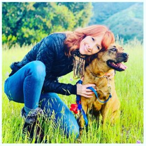 Wendy Braun Instagram - Home is where your dog is. Oh how I love our sweet rescue, Daisy. Happy National Puppy Day to all the dog lovers. And thanks to @wagsandwalks for all you do and for guiding us to her. We love being her forever home.  And the unconditional  love she pours on us daily is a treasure. The last pic was taken just this morning when we sat outside together to take in nature and listen to the birds. Paws up if you’re a dog lover.  Can you tell she’s listening too? 🐾❤️🙏 #HappyNationalPuppyDay