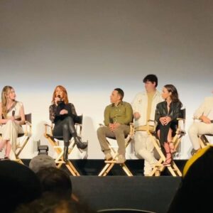 Wendy Braun Instagram - 🎱❤️🎬 Such an amazing premiere of our film, BREAK.  What a beautiful night celebrating the hard work of the entire cast and crew.  Thanks to everyone who came out to support  #BREAKmovie is in theaters Friday 4/26. 

🎱 Congrats to @darrenweiss8 on all your amazing work bringing this vision to life, @willwernick for your epic directing and writing, and to producers Bo   John for leading with such warmth and generosity.  @gravitasventures @showdownproductions @john_ierardi @boyoungblood 

🎬 Shout out to Casting Director Jeffrey Gafner for putting together this talented cast. Loved sharing the screen with you all! @victorrasuk @jeffkobermeditation @therealpatriciabelcher @suzen_baraka rickfitts @uriahjustus @calebemery @braedynbruner 

🎉 So much fun celebrating at @warwick_la Thanks to @alilasky and your entire team at @theinfluence for all your PR work behind the scenes and in the press.  It’s so appreciated. 😘

💖 Fun to talk “inspiration for creatives” with @tyronetannofficial 😜

⭐ Thanks to my team: @jasonpriluck @amyabellrosenfield  @davideshaul and everyone at #BRSGage for the never-ending support. 

❤️ And lots of love to my glam squad: Makeup: the amazing Suzanna @suzannaqface and Hair by Jeffrey K. 

Congrats to everyone on #TeamBreak. #ItTakesAVillage #BreakFilm #Filmmaking #Actorlife #ActorInspiration.