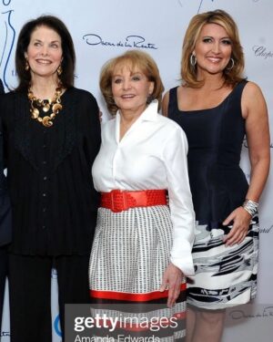 Wendy Burch Instagram - Not only did I meet Barbara Walters… I once got to introduce her at an event in Beverly Hills.  It was an honor. It was a privilege. It was a career highlight. 

She and I laughed about one characteristic we both have in common. We could both take a nap anytime. Anywhere. (It’s a life skill we both picked up after years working morning TV). 

#legend  #barbarawalters