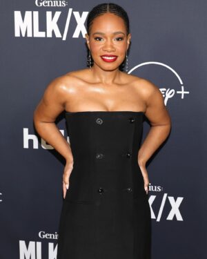 Weruche Opia Instagram - The LA premiere #GeniusMLKX was magical! ✨✨✨
I can’t thank God enough for how everything came together!

Styling - @moogunsan in @stellamccartney and @louboutinworld 
Hair - @iamaraxilindsey 
Make up- @brandyallen 

Thank you ladies for making me feel special! 
Thank you to my friends who showed up to support!
Thank you God for dreams coming to life! 

#GodisGood ❤️