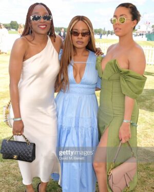 Weruche Opia Instagram - Fun time @cartier with my mates while looking fab in sustainable fashions! 
Massive thank you to @byrotationofficial for hooking me up with the his gorgeous number by @_aje_ ! 

👜- @stellamccartney 

I’m in love with my stylist @moogunsan ❤️