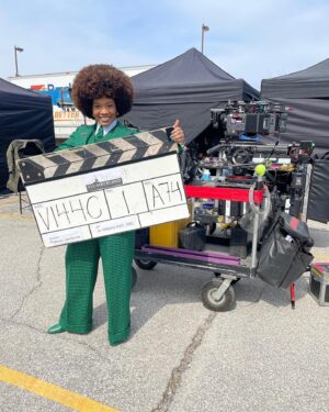 Weruche Opia Instagram - HAPPY SLUMBERLAND DAY TO USSSSSSS!!!! 
Shooting this was a dream come true! Though in the freezing cold of Toronto for 5 months in the peak of the pandemic, it’s an experience I wouldn’t change it for the world! 

I hope you all have as much fun watching it as we did making it!

Thank you @francishlawrence allowing me part of this magic! ✨✨✨✨

Much love to @mztsummerville for my incredible costume, @ryanreedhair for my dazzling Afro and @marlowbarkley and @prideofgypsies for being the best co stars!! 

#slumberlandmovie out now on #netflix worldwide!! 💚💚💚💚

God is good!!
