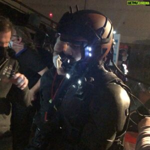 Wes Chatham Instagram - Breck Eisner directing the Captain, surrounded by the amazing crew of The Expanse.