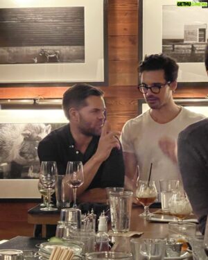 Wes Chatham Instagram - The captain and I plotting our next course.