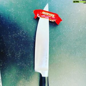 Wes Chatham Instagram - Make sure you go through your kids candy. My instincts told me something was off with this candy bar.