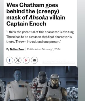 Wes Chatham Instagram - Thanks @thedaltonross for the nice article! Was great catching up! @entertainmentweekly