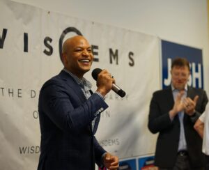 Wes Moore Instagram - My Black job lets me campaign for @JoeBiden. 

That’s why I’m here in Wisconsin telling folks that today in America Black small businesses are starting up at the fastest rate in 30 years, Black unemployment has hit historic lows, and Black child poverty has been cut in half.