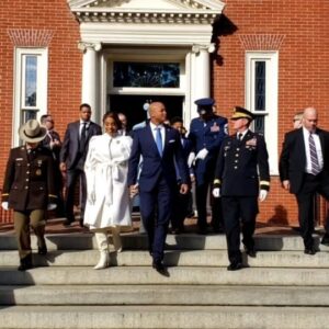 Wes Moore Instagram - Leaving Government House to head to State House for inauguration.