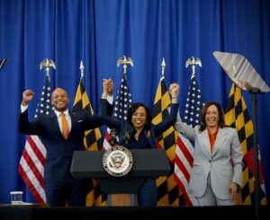 Wes Moore Instagram - Let’s do this thing, Maryland! Grateful to have @kamalaharris here helping @alsobrooksformd win this November!