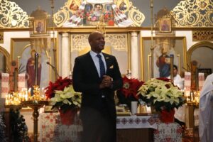 Wes Moore Instagram - It was my joy to join friends in the Ukrainian community today at Saint Michael’s Ukrainian Orthodox Church in Baltimore for the start of their Christmas celebrations.

I will always be a partner and ally to the Ukrainian community.
