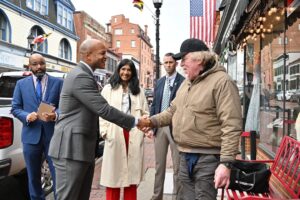 Wes Moore Instagram - Loved joining @ArunaMiller for lunch at Chick and Ruth’s and meeting some of my new neighbors in Annapolis! Couldn’t leave without getting some milkshakes, too. 

Thank you for welcoming us! Can’t wait to be back.