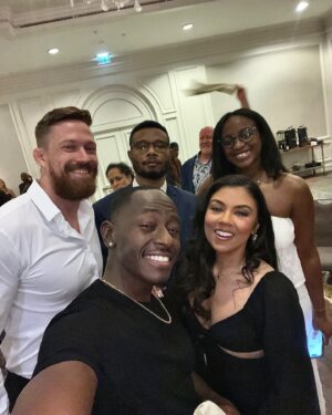 Wesley Armstrong Instagram - This weekend, my family celebrated my aunt getting her doctorate in education. As the night went on, my mom gave an impromptu performance we’ll never forget 🤣.

First, it was subtle as we shook shakers with the musical performers. THEN, she took the mic and started to rap. My uncle and aunts danced as a group.

Next thing you know, my mom grabbed my uncle’s cane and started an all-out fight dance battle. I tried to break it up by refereeing, but it didn’t work.

Annnnnndddd this is where I get it from. 🇧🇧