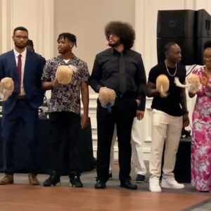 Wesley Armstrong Instagram - This weekend, my family celebrated my aunt getting her doctorate in education. As the night went on, my mom gave an impromptu performance we’ll never forget 🤣.

First, it was subtle as we shook shakers with the musical performers. THEN, she took the mic and started to rap. My uncle and aunts danced as a group.

Next thing you know, my mom grabbed my uncle’s cane and started an all-out fight dance battle. I tried to break it up by refereeing, but it didn’t work.

Annnnnndddd this is where I get it from. 🇧🇧
