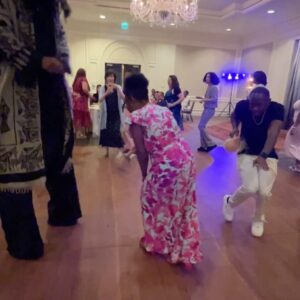 Wesley Armstrong Instagram - This weekend, my family celebrated my aunt getting her doctorate in education. As the night went on, my mom gave an impromptu performance we’ll never forget 🤣.

First, it was subtle as we shook shakers with the musical performers. THEN, she took the mic and started to rap. My uncle and aunts danced as a group.

Next thing you know, my mom grabbed my uncle’s cane and started an all-out fight dance battle. I tried to break it up by refereeing, but it didn’t work.

Annnnnndddd this is where I get it from. 🇧🇧