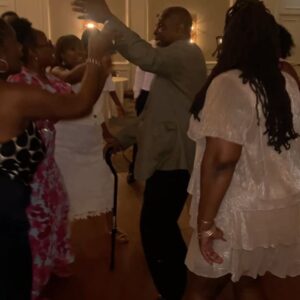 Wesley Armstrong Instagram - This weekend, my family celebrated my aunt getting her doctorate in education. As the night went on, my mom gave an impromptu performance we’ll never forget 🤣.

First, it was subtle as we shook shakers with the musical performers. THEN, she took the mic and started to rap. My uncle and aunts danced as a group.

Next thing you know, my mom grabbed my uncle’s cane and started an all-out fight dance battle. I tried to break it up by refereeing, but it didn’t work.

Annnnnndddd this is where I get it from. 🇧🇧