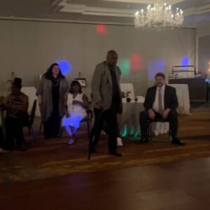 Wesley Armstrong Instagram - This weekend, my family celebrated my aunt getting her doctorate in education. As the night went on, my mom gave an impromptu performance we’ll never forget 🤣.

First, it was subtle as we shook shakers with the musical performers. THEN, she took the mic and started to rap. My uncle and aunts danced as a group.

Next thing you know, my mom grabbed my uncle’s cane and started an all-out fight dance battle. I tried to break it up by refereeing, but it didn’t work.

Annnnnndddd this is where I get it from. 🇧🇧