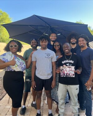 Wesley Armstrong Instagram - This weekend, my family celebrated my aunt getting her doctorate in education. As the night went on, my mom gave an impromptu performance we’ll never forget 🤣.

First, it was subtle as we shook shakers with the musical performers. THEN, she took the mic and started to rap. My uncle and aunts danced as a group.

Next thing you know, my mom grabbed my uncle’s cane and started an all-out fight dance battle. I tried to break it up by refereeing, but it didn’t work.

Annnnnndddd this is where I get it from. 🇧🇧