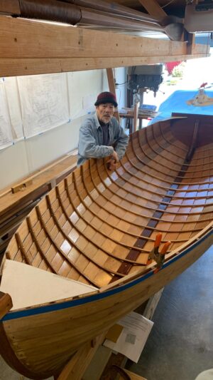 Wesley Chan Instagram - A look at the row boat my dad is building. He started this as his quarantine project and it’s nearly complete now. Every part of this boat is created from scratch. Even many of the tools and rigging used to build it, my dad made himself. Visiting him every few months meant seeing this beautiful project come to life. I can’t wait till it’s finished to take it onto the water with him.

And yes, many metaphors to uncover here about immigrants staying afloat, navigating rough waters, building a new life, etcetera, etcetera…