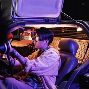 Wesley Chan Instagram - Hey Amber, you’d better back up. We don’t have enough road to get up to 88 ⚡️✨🔥 

I’m eighty-late on sharing so many things so I’m gonna keep milking this Time Machine joke as an excuse…

🎬 BLEEDMEDRY MV (link in bio)
🎤 @amberliu @danakadan
📷 @sori.chr