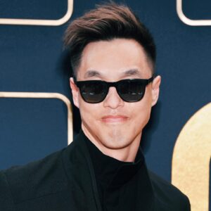 Wesley Chan Instagram - *aZn aMeRiCAn* — let’s just pretend my swimming pool damaged hair was an intentional callback and celebration of the classic golden frosted tips that so many AzN dudes had in high school…yeah totally intentional 🤓

Shout out to the San Francisco based, Asian owned and designed @sequence_studio for suiting me up for the inaugural @goldhouseco gala. Paired with yellow @onitsukatigerofficial kicks in honor of the one and only Bruce!

Special thanks @bt4d @kevinpeterhe ⚡️⚡️⚡️