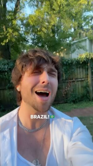Wesley Stromberg Instagram - BRAZIL!!! 🇧🇷 we’re coming back baby! See you in a couple weeks 💚💛💙💚💛💙