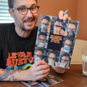 Wil Wheaton Instagram - So many of y'all have asked me to do signed bedhead photos, my friends at @shopstands are finally making a very limited run of signed 8x10s available. These will probably go fast, so head over to shop stands dot com if you want one.