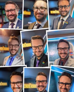 Wil Wheaton Instagram - My phone made a little collage of some of the times I've been workin', and it makes me so happy to have this visual reminder of how much I love my job.