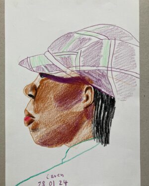 Wilfrid Wood Instagram - Regulars at Southbank drawing @opendrawing.ldn