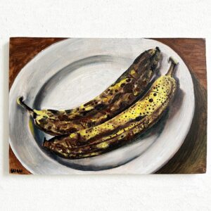 Wilfrid Wood Instagram - My oil painting Old Bananas at Town House Open until 28 July @townhousespitalfields