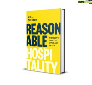 Will Guidara Instagram - EXCITING ANNOUNCEMENT- I have a new book coming out (!!) I’ve been so honored by the response I’ve received since the release of Unreasonable Hospitality- I’m so grateful for all the support. 

That said, there are many who have reached out to me with less than stellar reviews/ who have complained that the lessons and ideas I shared were too aspirational… too ambitious. They wanted to create a culture of graciousness and generosity, but one that didn’t require trying so hard, or giving so much. That for some this book was the equivalent of a college freshman taking a level 400 class. 

And so, my publishers and I are excited to announce the upcoming release of REASONABLE HOSPITALITY (!!) for sale October 25th this year.

It’s a book for those whose goal is not to create the kind of memories that last a lifetime, just to have a simple transaction… for those who don’t want to go above and beyond, who are just trying to not make people angry… for those who want to deliver on expectations, but not a single thing more… for those that are simply looking to maintain the status quo. 

Some sections I’m particularly excited about- “One Size Fits All” “Passive Listening” “The Importance of Being Right” “Vulnerability is a Weakness” “The Rule of 100/0” and “Service is Black and White, Hospitality is also Black and White”

I’m beyond excited about this project, I hope you are too. Can’t wait for you to check it out this fall! #reasonablehospitality
