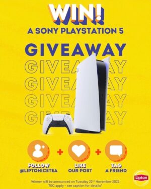Will Lenney Instagram - phwaaa hello my friends 
I’m partnering with @liptonicetea to giveaway a brand new Playstation 5 825GB Standard Edition! 😎😎😎
IF YOU WOULD LIKE TO ENTER:
- Like this post
- Follow @liptonicetea
- Tag a friend in the comments
best of luck x #Ad
No purchase is necessary to enter. Winners will be announced on 22/11/22. See linktr.ee/LIPTONICETEA for full T&Cs.