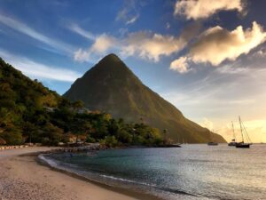 Will Tudor Instagram - Just perfect ☀️🌄 #stlucia