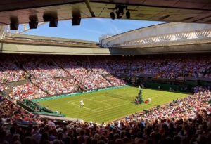 Will Tudor Instagram - Centre Court at Wimbledon 🎾🎾🎾 Incredible to watch Federer play! Thank you @haagendazsuk @haagendazs_us !