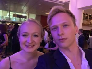 Will Tudor Instagram - Me and @alitudor80 at the #itvpalooza 🥂🍩😜