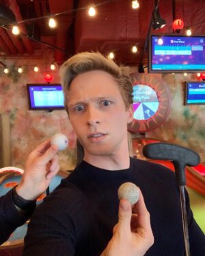 Will Tudor Instagram - Had a brilliant birthday :) GREAT fun doing mini-golfing @puttshack with @mattnalton and @phlabey1 and then too many G&Ts 😜👌🏼