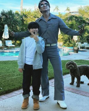 Will Yun Lee Instagram - Halloween fun! Disco Dad, “Cash’s Momma” and @bts.bighitofficial ‘s mini-Jung Kook 🕺🏽🕺🏽🕺🏽🕺🏽🎃🎃🎃🎃