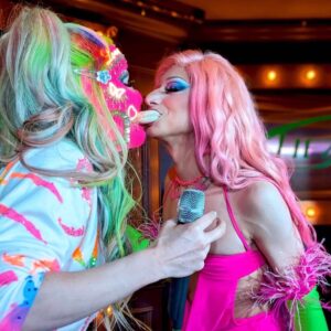 Willam Belli Instagram - my little sis @thatssoamethyst is a fucking hoot and a half and really turned it on NYEve at @thechezest with all the girls. happy 2024 :)