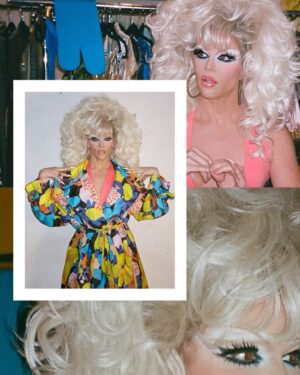 Willam Belli Instagram - Feeling very Carmela and in touch with my italian side today cuz @gabriel_held_vintage had me playing dress up in some @christopherjohnrogers for @myles_ashby with 🎨 by @alliesmithmakeup and 💇‍♀️ by @chiquitettas using @wigsandgrace .