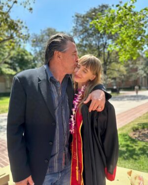 William Baldwin Instagram - Congratulations to our amazing, wonderful, talented daughter Jameson. ♥️

Such gratitude, appreciation and respect for the tremendous amount of devotion and passion you've put into this.
Love and adore you and are so proud of you.

Jameson Baldwin 
Summa Cum Laude
Class of 2024 
USC Roski School of the Arts