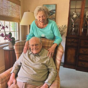 William Daniels Instagram - Today is the incredible 73rd wedding anniversary of two of my dearest California friends, @mrbilldaniels & Bonnie Bartlett Daniels! ❤️ 

I took this photo of the happy couple today, as I brought them flowers, an anniversary card and little treats to enjoy, while we sat around and talked about life, politics (we are all unwavering Biden supporters) and their vivid memories of their Moline, IL wedding back on June 30, 1951. 

Now at 97 and 95 years young, Bill and Bonnie continue to be two of my favorite people in this world. We always have easy laughs together, as they share amazing stories with me about their celebrated Hollywood careers. 

When I reminded Bill today that I am now 38, he swatted his hand at me and said, “You’re just a kid!” My real life Boy Meets World… 💙 #Feeny #MrFeeny #BoyMeetsWorld #Love #Friendship