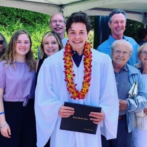William Daniels Instagram - Celebrating my grandsons hard work. Off he goes! Congrats to all graduates this year - keep dreamin!