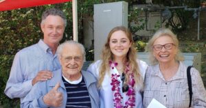 William Daniels Instagram - Feeling proud never ends with this family of mine. A huge congrats to my granddaughter Grace for graduating high school and heading off to NYU in the fall. I’ll try not to follow you there 😉