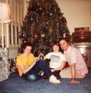 William Daniels Instagram - Happy holidays everyone! Here's a glimpse of one of my first Christmas' in LA back in 1973.