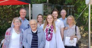 William Daniels Instagram - Feeling proud never ends with this family of mine. A huge congrats to my granddaughter Grace for graduating high school and heading off to NYU in the fall. I’ll try not to follow you there 😉