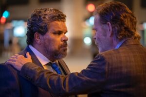 William H. Macy Instagram - Picture 1: Luis and I look after each other’s personal hygiene. Picture 2: Here we are discussing the deeper aspects of the scene. Picture 3: Truthfully, I don’t remember shooting this scene. #Shameless