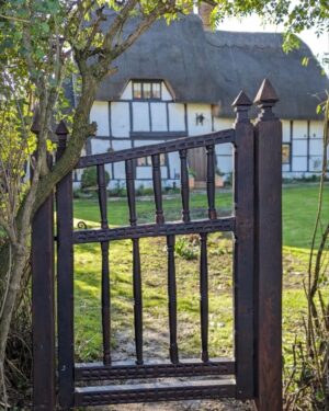 William Kirk Instagram - Once owned by Roald Dahl, this large gate would have been perfect for The BFG himself. It came into the Repair Shop in a damp, green pile and left back on it's hinges 🏡

.
.

#therepairshop #bbc #roalddahl